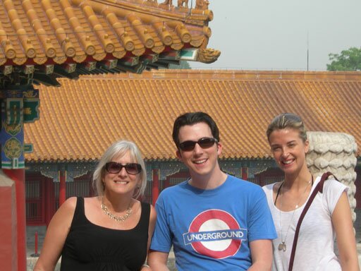 china9 Becky Smith, Nicholas Downs and Emily Foxler at Forbidden City